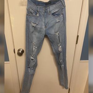 Aeropostale Jeggings with Rips.